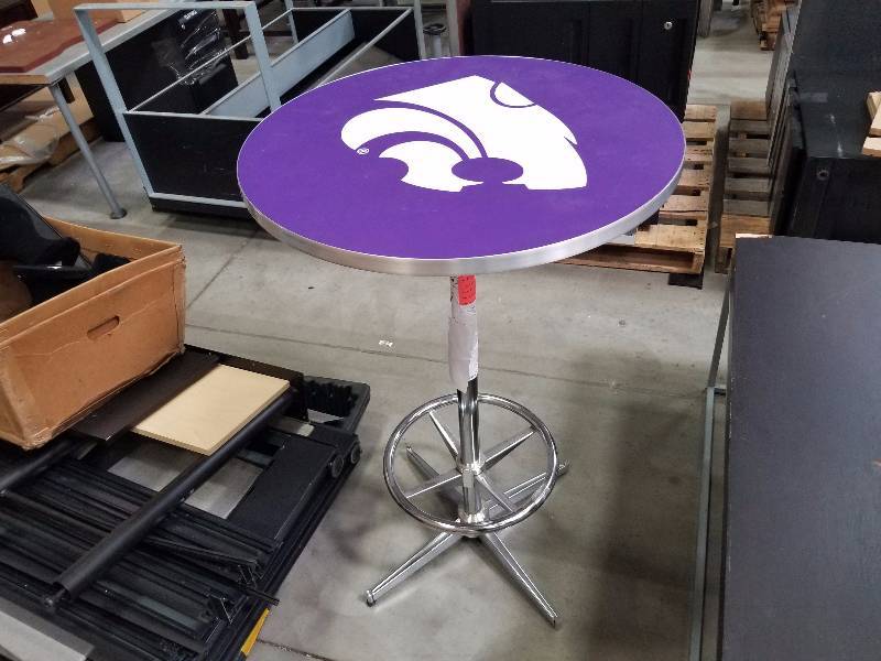 lot 1730 image: K-State Bar top table