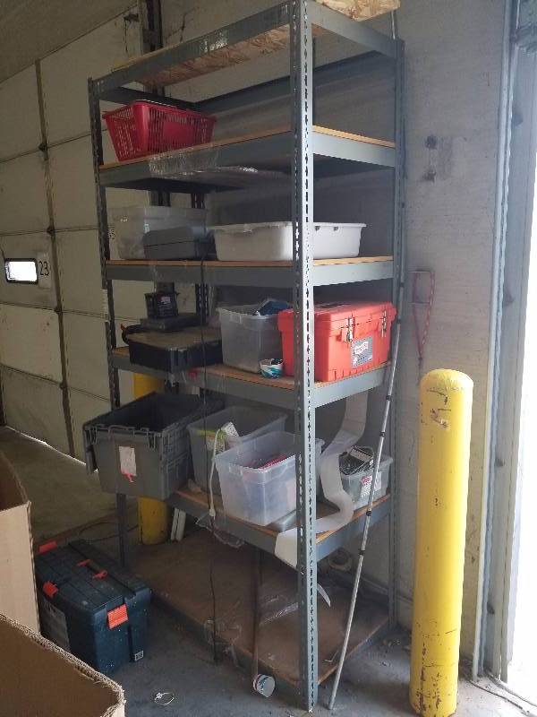 lot 1761 image: Warehouse Rack 24 X 48 X 96 rivet rack