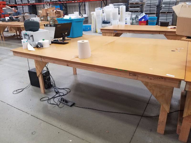 lot 1773 image: Packing Table