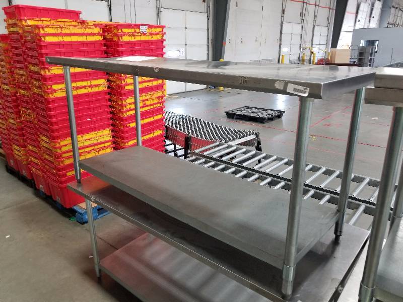 lot 1807 image: Stainless Steel Table