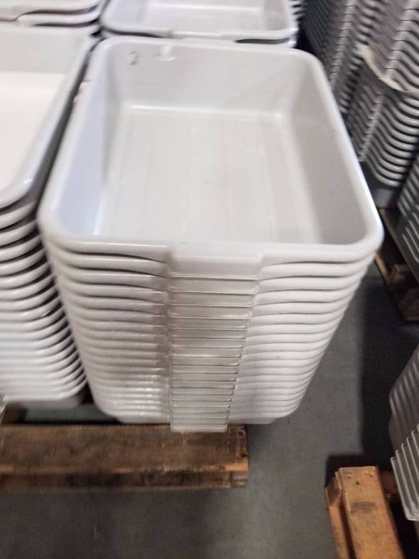 lot 1831 image: 20 Grey Tubs  totes  wash tubs