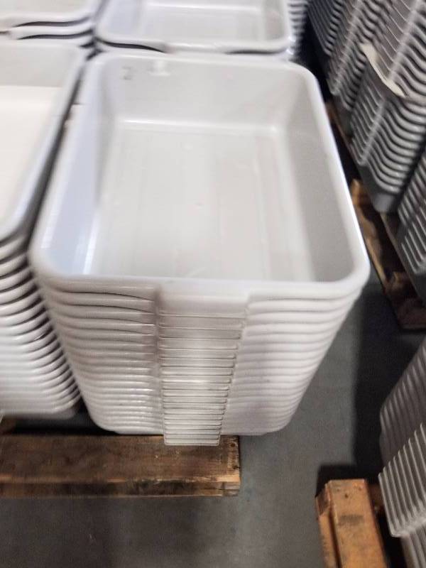 lot 1836 image: 20 Grey Tubs  totes  wash tubs