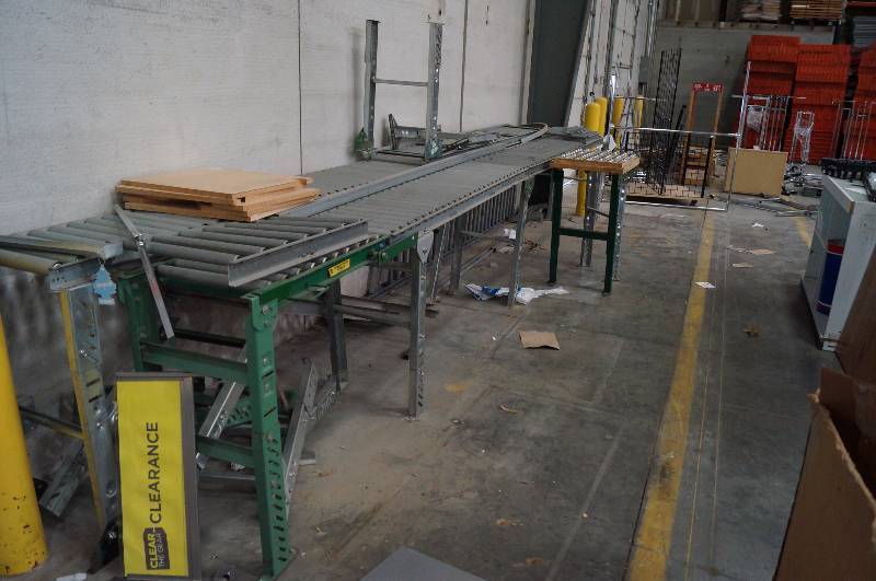 lot 1309 image: Massive Roller Conveyor Sections