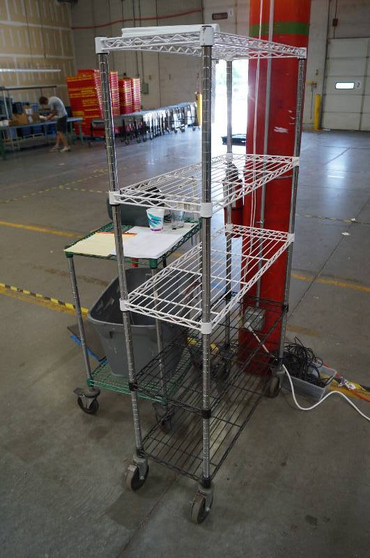 lot 1314 image: Pair of metro racks
