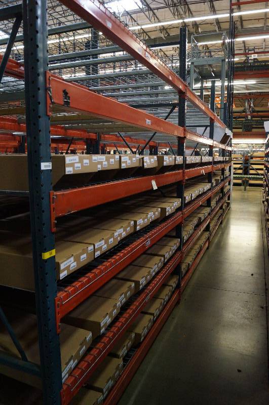 lot 1005 image: Speed Rack Pallet Racks 10 Tall 8 Wide 44 Deep - 4 openings