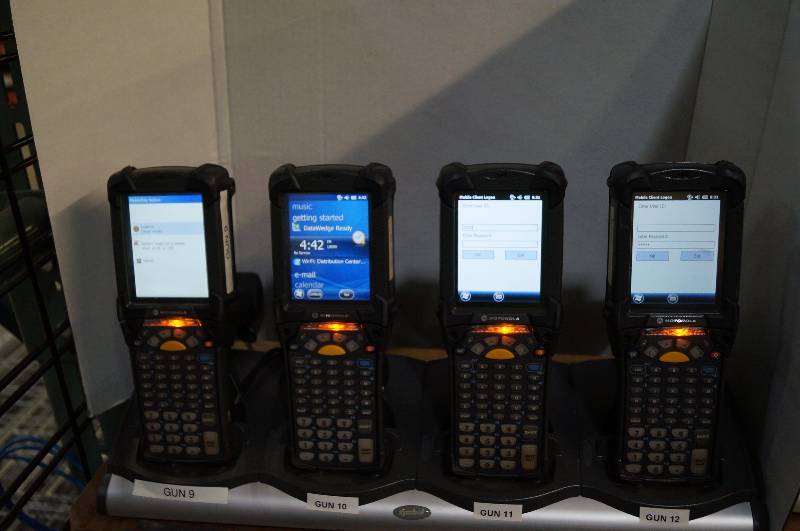 lot 1056 image: 4 Motorola Model MC92N0 Inventory Scan Guns