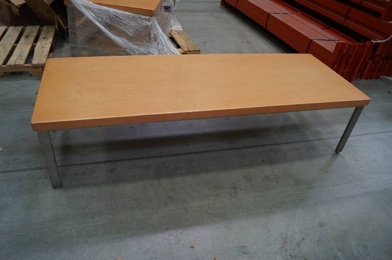 lot 1312 image: Metal Framed Table