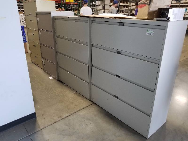 lot 3006 image: 4 Lateral Filing Cabinets