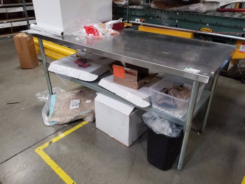 lot 3019 image: Stainless Steel Table