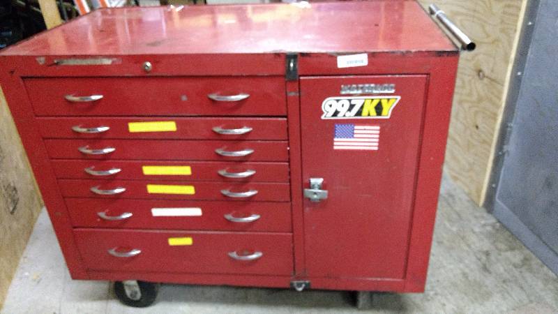 lot 5014 image: Heavy Duty Waterloo Rolling Tool Box