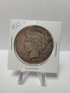lot 15 image: 1935-S PEACE DOLLAR 90% SILVER