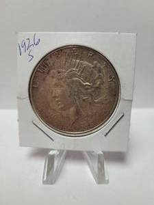 lot 18 image: 1926-S PEACE DOLLAR 90% SILVER