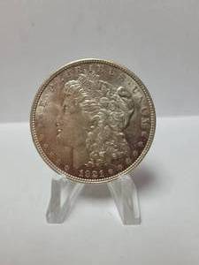 lot 24 image: 1921 MORGAN SILVER DOLLAR WCOA 90% SILVER