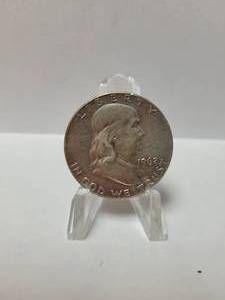 lot 45 image: 1962-D FRANKLIN HALF DOLLAR 90% SILVER