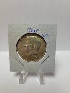 lot 69 image: 1968-D KENNEDY HALF DOLLAR 40% SILVER