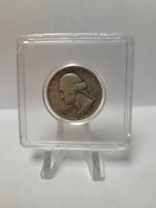 lot 97 image: 1951-D WASHINGTON QUARTER 90% SILVER