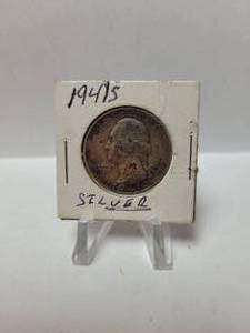 lot 121 image: 1941-S WASHINGTON QUARTER 90% SILVER
