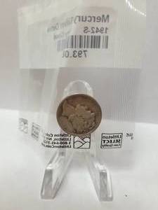 lot 156 image: 1942-S Mercury Dime--90% Silver
