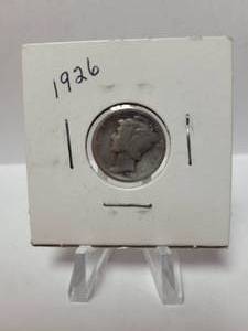 lot 160 image: 1926 Mercury Dime--90% Silver