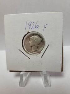 lot 162 image: 1926 Mercury Dime--90% Silver
