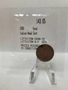 lot 168 image: 1896 Indian Head Penny