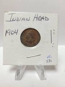 lot 172 image: 1904 Indian Head Penny