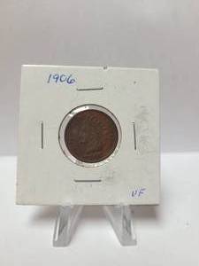 lot 173 image: 1906 Indian Head Penny