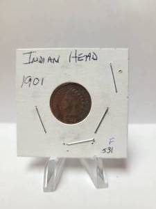 lot 174 image: 1901 Indian Head Penny