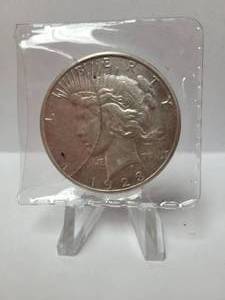 lot 197 image: 1923-S PEACE DOLLAR--90% SILVER