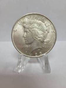 lot 207 image: 1922 Peace Dollar--90% Silver