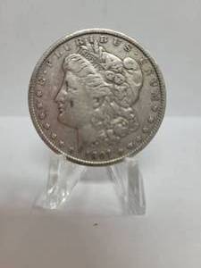 lot 213 image: 1891 Morgan Dollar--90% Silver