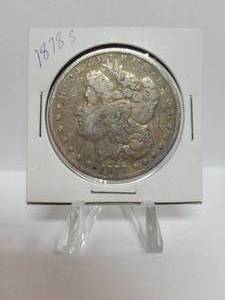 lot 220 image: 1878-S Morgan Dollar--90% Silver