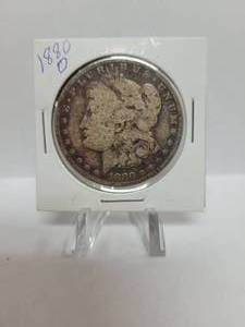 lot 221 image: 1880-O Morgan Dollar--90% Silver