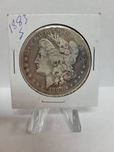lot 224 image: 1883-S Morgan Dollar--90% Silver