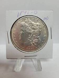 lot 227 image: 1891-O Morgan Dollar--90% Silver