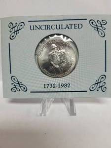 lot 232 image: Uncirculated 1982-D George Washington Commemorative Half Dollar--90% Silver