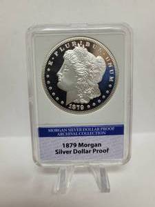 lot 239 image: 1879 Morgan Silver Dollar Proof Archival Edition (Read Description)