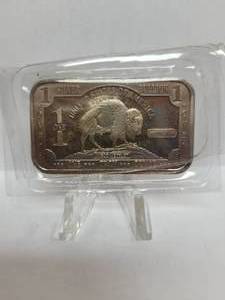lot 252 image: Silver Buffalo United States of America 1 oz .999 Fine Silver Bar