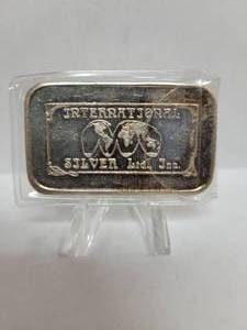 lot 253 image: International Silver LTD Inc 1 oz .999 Fine Silver Bar