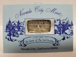 lot 255 image: Nevada City Mint 8.37 Gram .999 Fine SIlver Bar