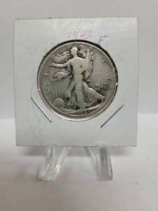 lot 273 image: 1943 Walking Liberty Half Dollar--90% Silver