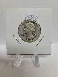 lot 292 image: 1943 Washington Quarter--90% Silver