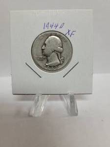 lot 293 image: 1944-D Washington Quarter--90% Silver