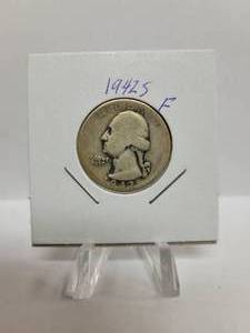 lot 294 image: 1942-S Washington Quarter--90% Silver