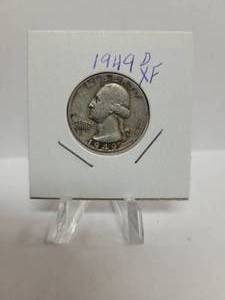 lot 295 image: 1949-D Washington Quarter--90% Silver