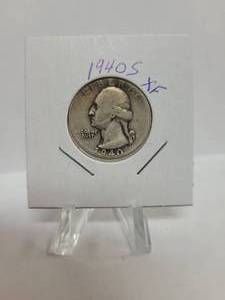 lot 302 image: 1940-S Washington Quarter--90% Silver