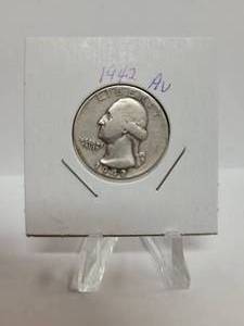 lot 305 image: 1942 Washington Quarter--90% Silver