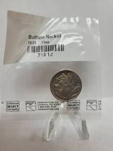 lot 376 image: 1935 BUFFALO NICKEL