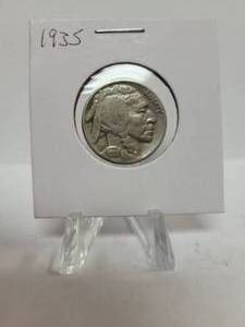 lot 384 image: 1935 BUFFALO NICKEL