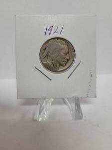 lot 392 image: 1921 BUFFALO NICKEL